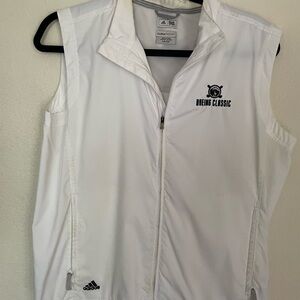 Adidas Women's White Golf Vest